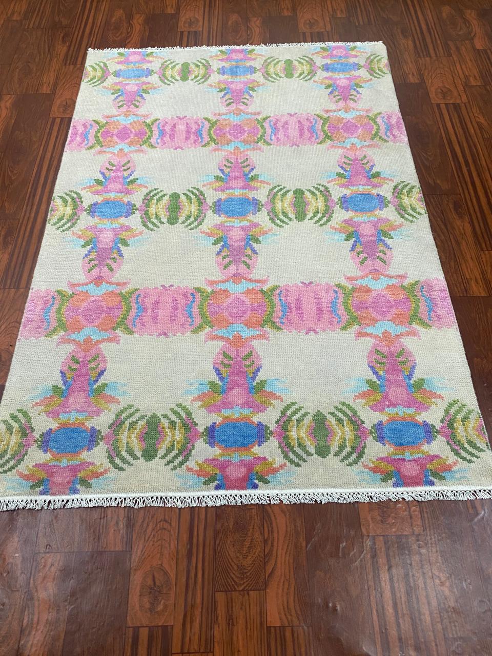 Unique Rugs Hand Knotted Rugs Design - UR - 0007 image 0