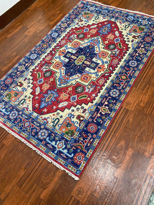 Indian Hand Knotted Rug For Living Room - 0004 image 3