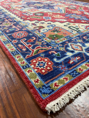 Indian Hand Knotted Rug For Living Room - 0004 image 10